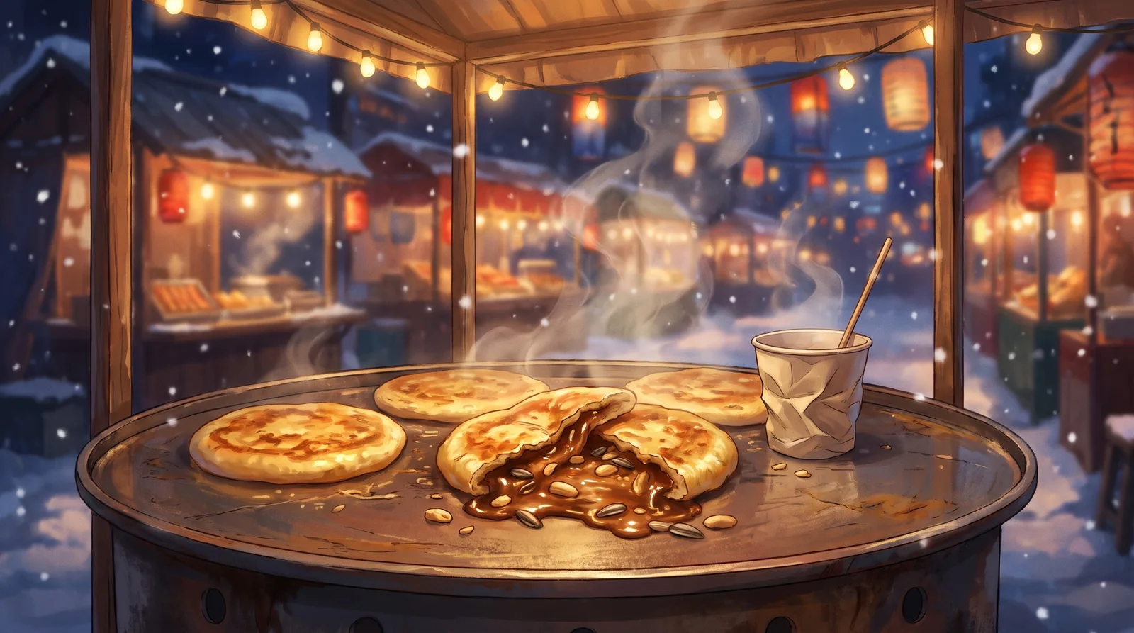 Hotteok Recipe: Korean Sweet Pancakes with Brown Sugar Filling