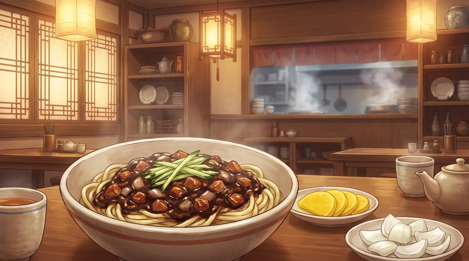 Jjajangmyeon Recipe: Korean Black Bean Noodles at Home