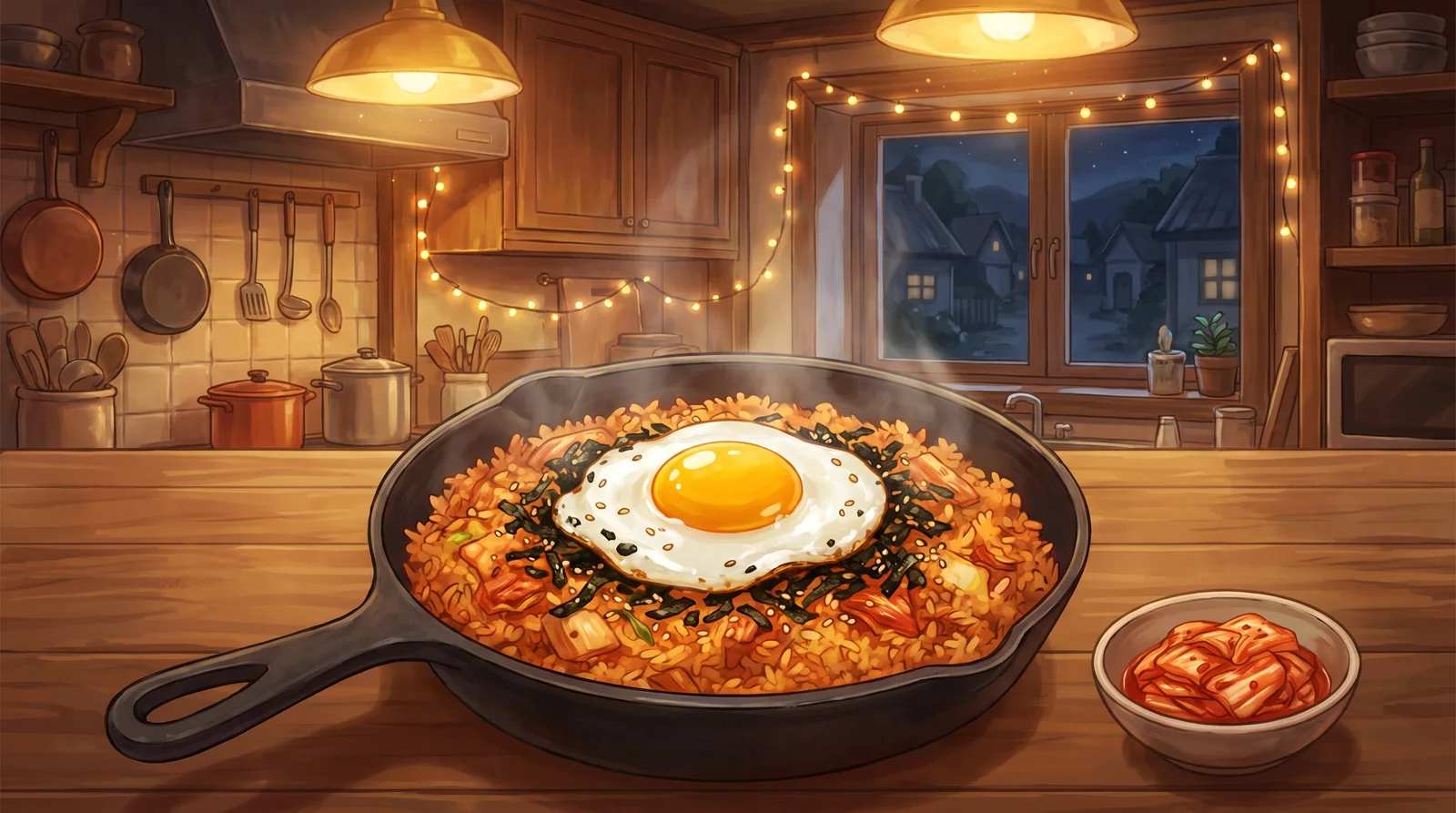 Kimchi Fried Rice Recipe: Easy Kimchi Bokkeumbap in 10 Minutes