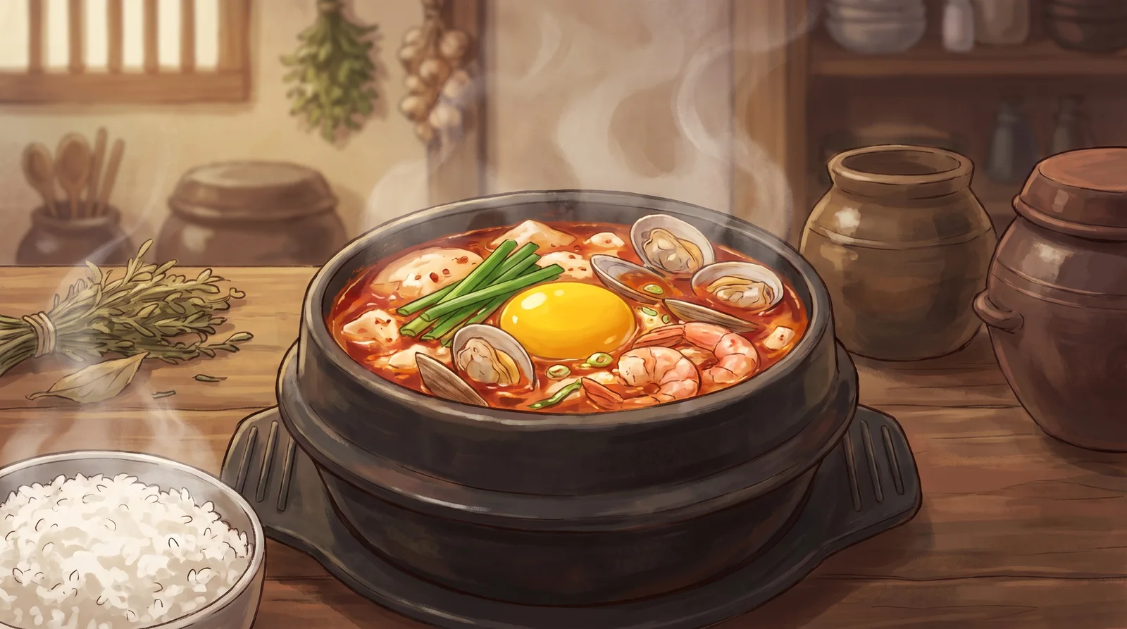 Sundubu Jjigae Recipe: Spicy Korean Soft Tofu Stew