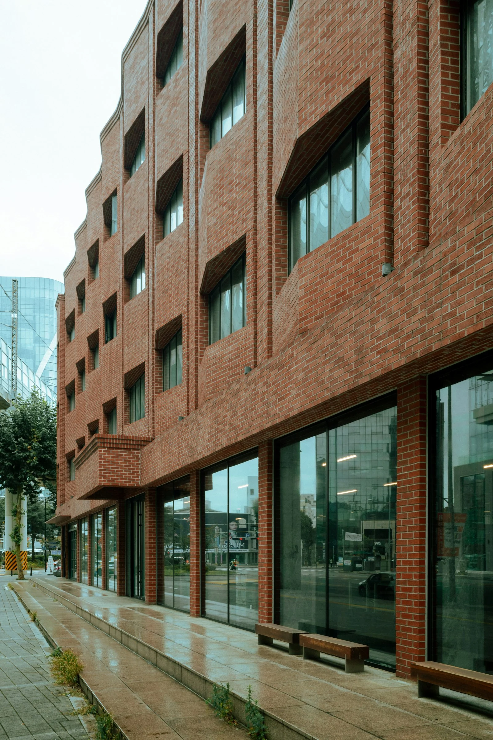 Red-brick building in Korea