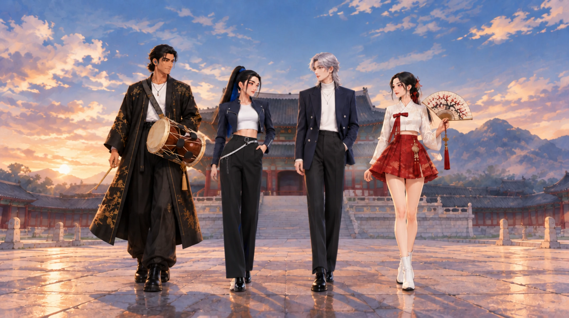 KVIBE IDOLS at Gyeongbokgung Palace, Seoul